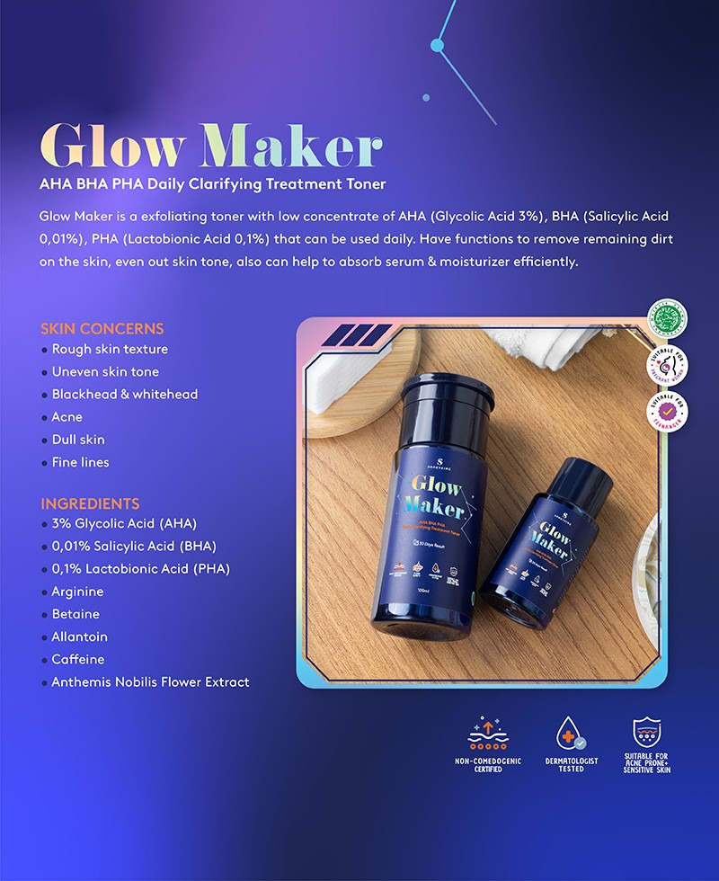 [BPOM] Somethinc Toner Glow Maker | Supple Power (Somethinc Glow Maker | Somethinc Supple Power Hyaluronic 9)