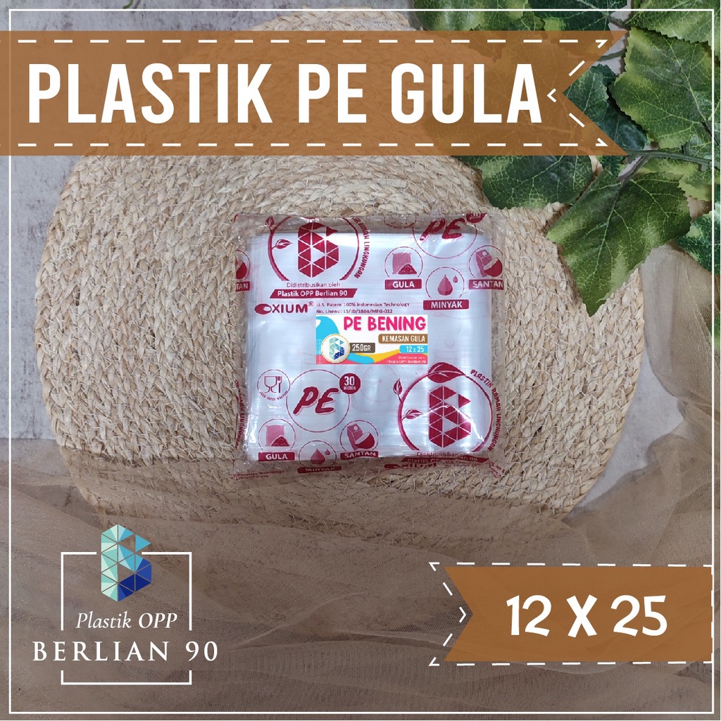 Plastik PE Bening Plastik PE Gula Plastik Es PE Beras