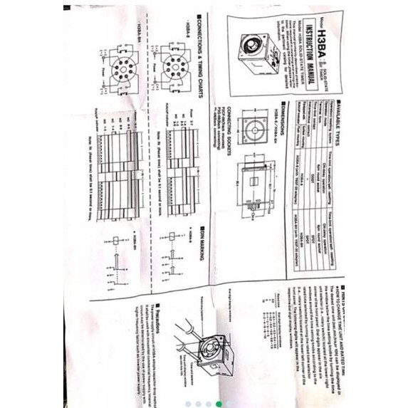 TiMER H3BA-8 200/220/240VAC / TIMER H3BA 8 220VAC