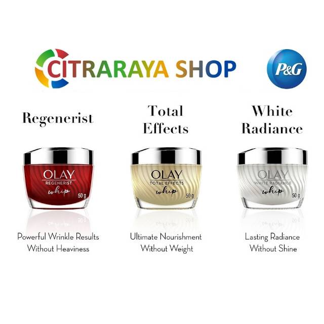 OLAY PELEMBAB WHIP REGENERIST - TOTAL EFFECT - LUMINOUS