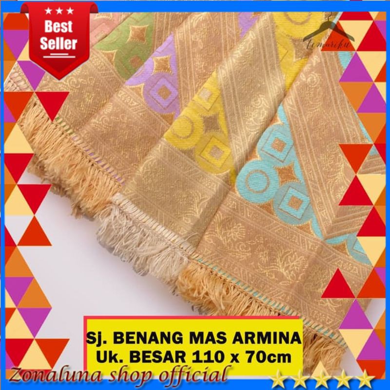 Sajadah Turki Turkey Sajadah ARMINA Turkey Benang Mas Kualitas Export - Ungu Sajadah Tebal/