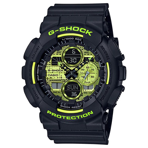 CASIO G-SHOCK GA-140DC-1A GA 140DC 1A ORIGINAL GARANSI RESMI