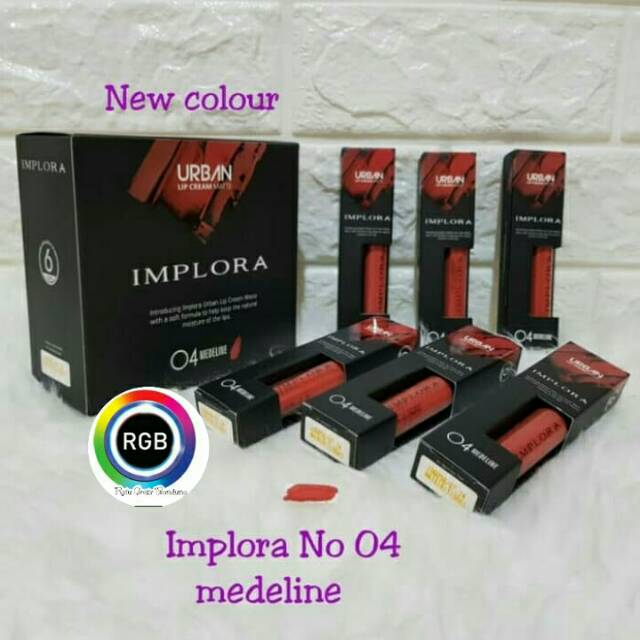 Implora lip cream no 4 - implora urban lip cream matte medeline