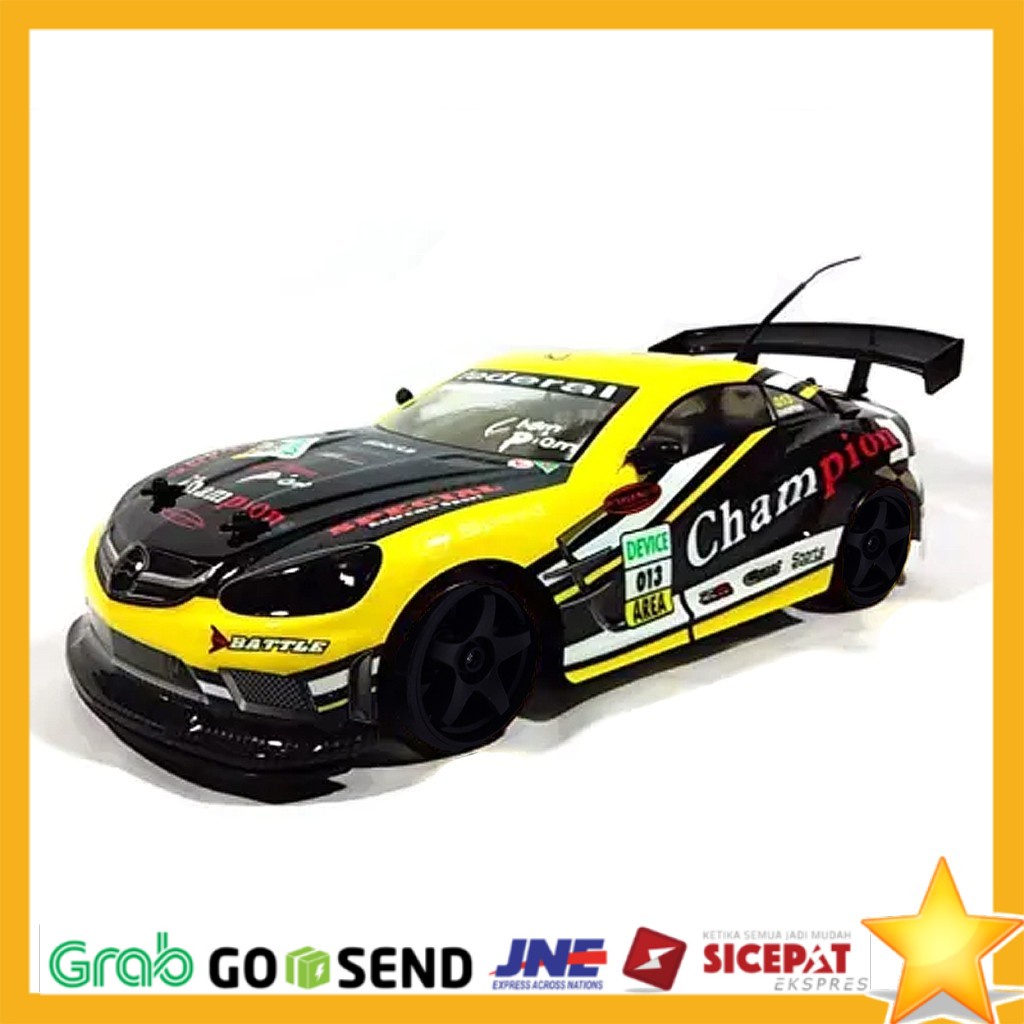 Sanzuan VmaxTurbo rep Mercedez Carlssons Royale GT Mobil RC Drift Skala 1:10