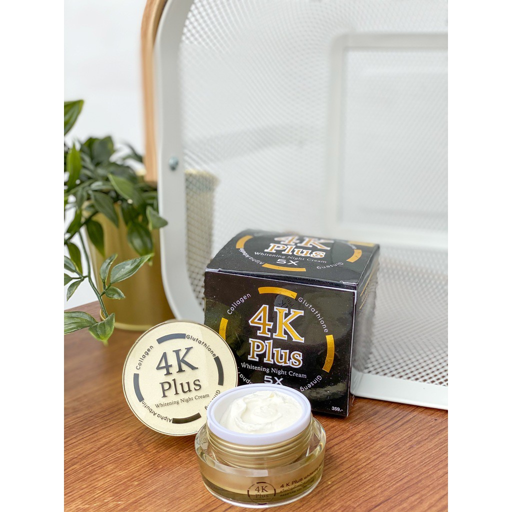 Luino 4K Plus Whitening Night Cream (Black)