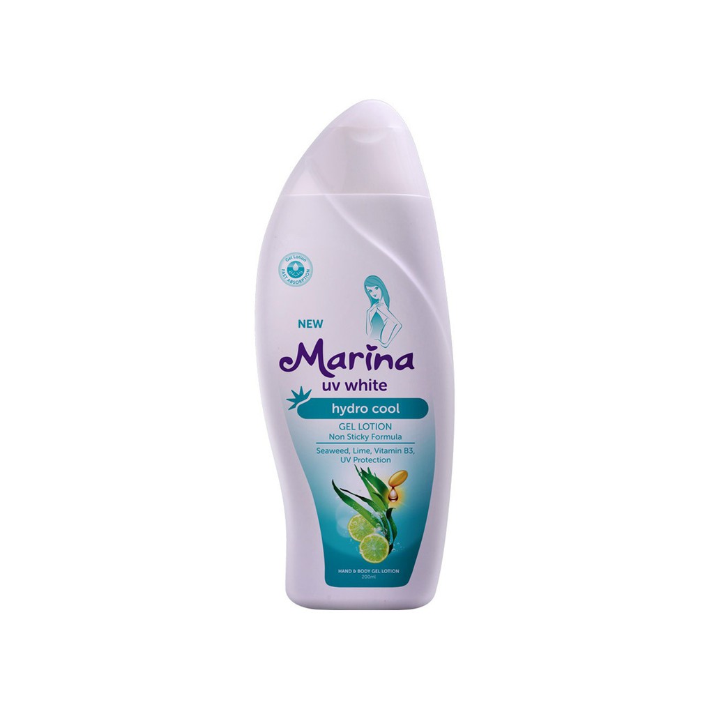 Marina Hand Body Gel Lotion Hydro Cool 185Ml