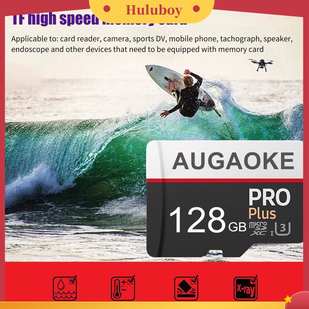 (Huluboy) Memory Card Micro SD Card ABS Anti Air 16G 32G 64G 128G 256G 512G 1T Untuk Smartphone