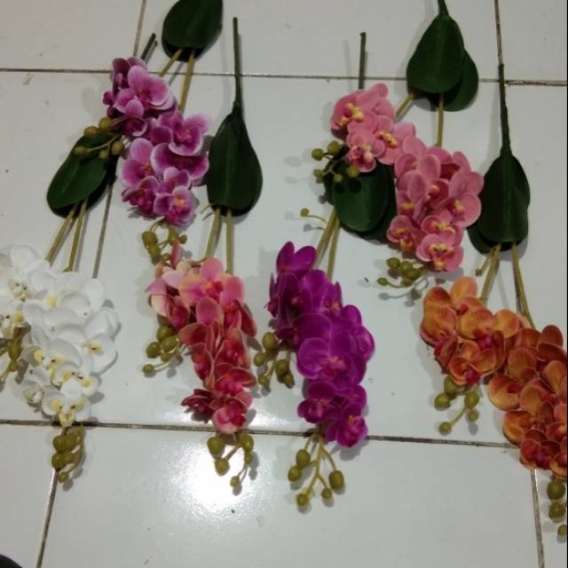 Bunga Anggrek 3d Cabang 2 Shopee Indonesia