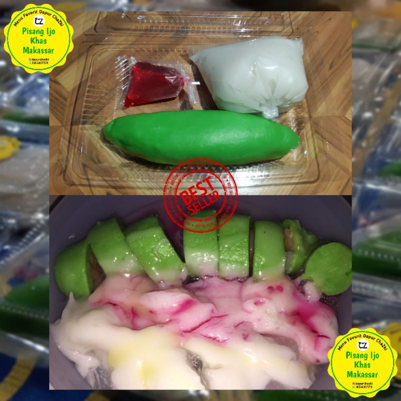 

TERMURAH Pisang Ijo Khas Makassar Homemade Original