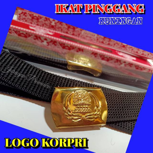 IKAT PINGGANG KORPRI PNS ASN POLOS KUNINGAN