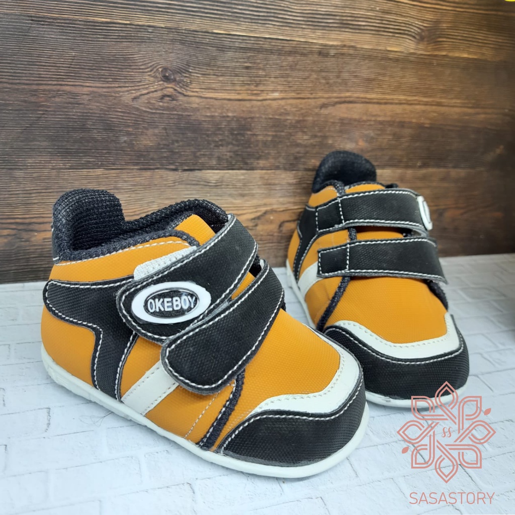 Sasastory Sepatu Boots Anak Laki Laki Sol Bunyi Usia 1 2 3 Tahun Sepatu Boot Anak Perempuan Sol Bunyi Usia 1 2 3 Tahun Sepatu Formal Anak Laki Laki Sepatu Main Anak Perempuan Sepatu Hitam Balita Sepatu Balita GA07