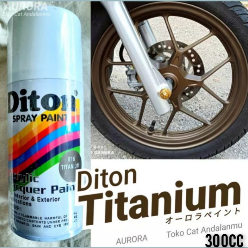 MURAH Pilox Diton Titanium 816 Magnesium  Cat Mobil Motor 300cc