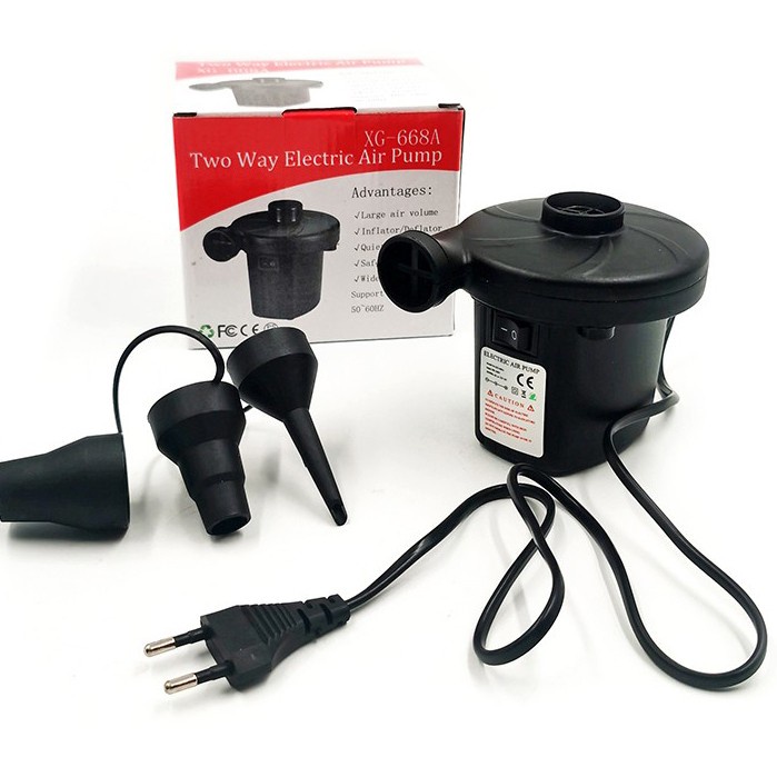 Pompa Angin Elektrik Air Pump Vacuum Compression - XG-668A - Black