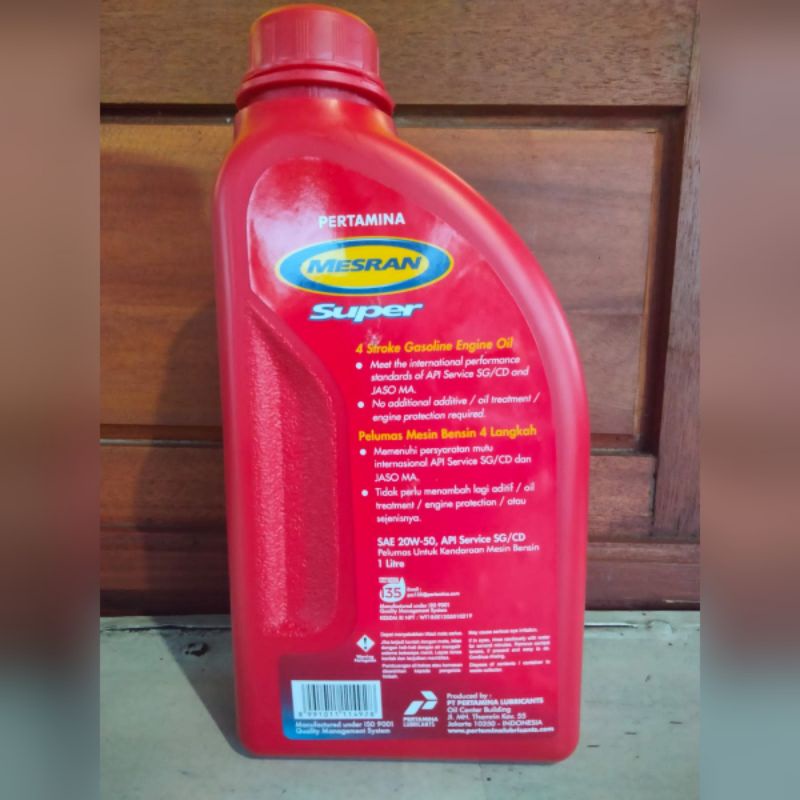 Oli Pertamina Mesran Super 20W-50 1 Liter