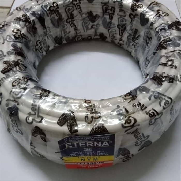 Jual Kabel Eterna 2 X 1.5 1 RolL Limited