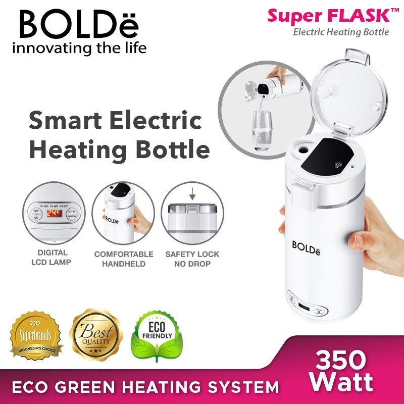 BOLDe Travel Smart Heating Bottle