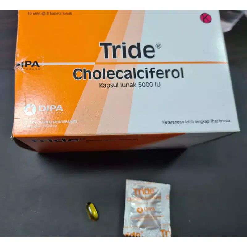 Tride Cholecalciferol Vitamin D 5000iu | Shopee Indonesia