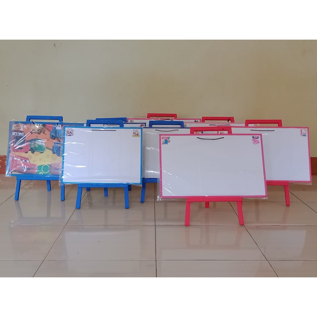 Jual Papan Tulis Anak White Board Karakter Dijual 1 Set Lengkap Dengan