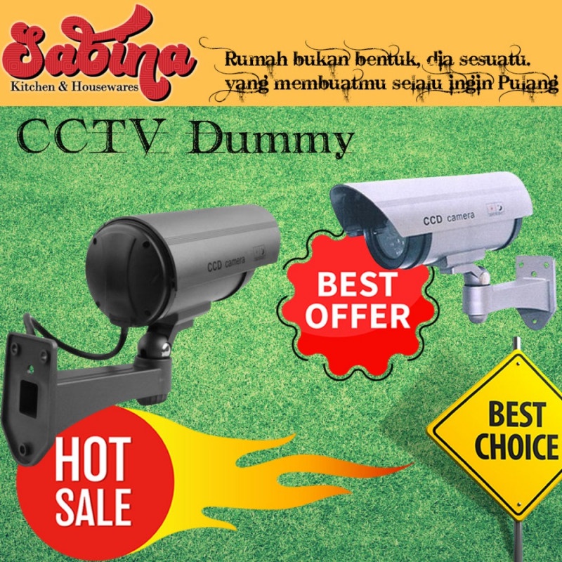 Kamera Keamanan Dummy Replika CCTV  Kantor Rumah Fake Camera Infra Red