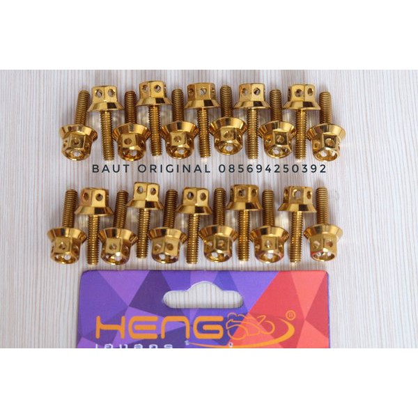 baut probolt flower gold 4x15 tutup master rem universal dan stabilizer rtc atau scott original heng