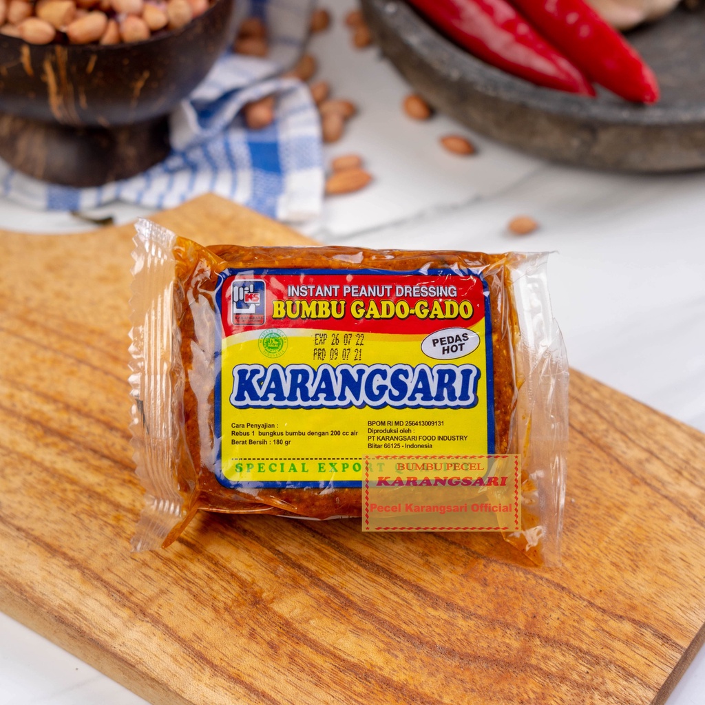 

KARANGSARI Bumbu Gado-gado Pedas 180 Gr