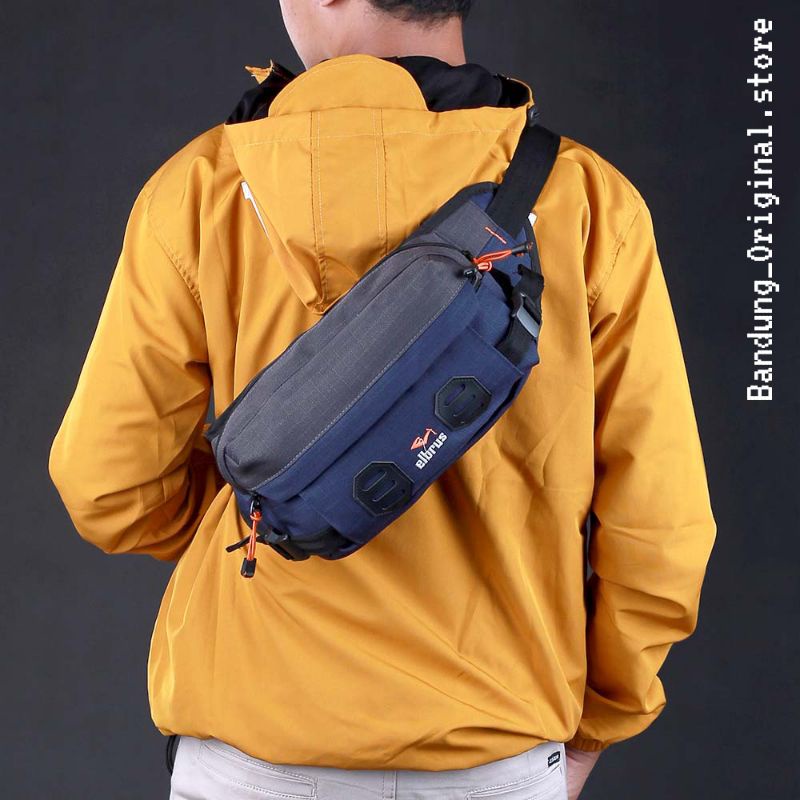 Original - Tas Salempang Pria Jumbo Slingbag Waistbag Termurah