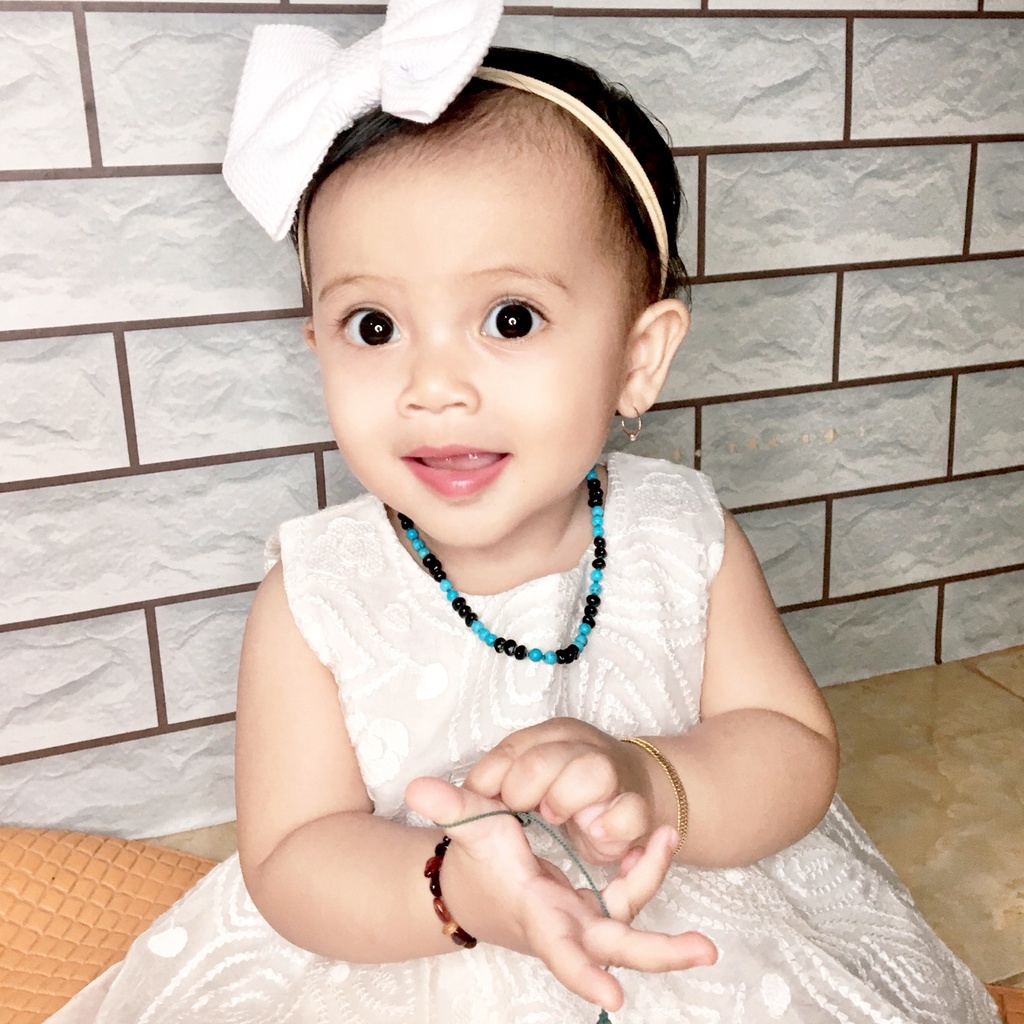 AGL39 Kalung Amber Tumbuh Gigi Bayi By Carlis Baby