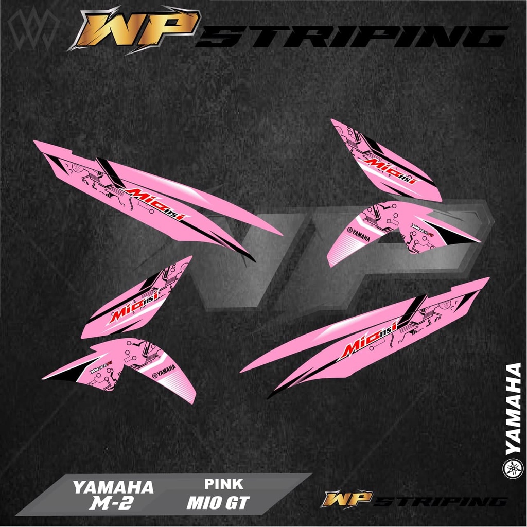 Stiker Striping MIO GT / Sticker Variasi List Skotlet Motor Yamaha MIO GT / M-2