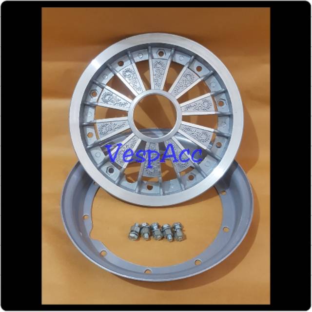 Velg Blower Motif Batik Ring 10 Vespa Silking (Hawk Eye)