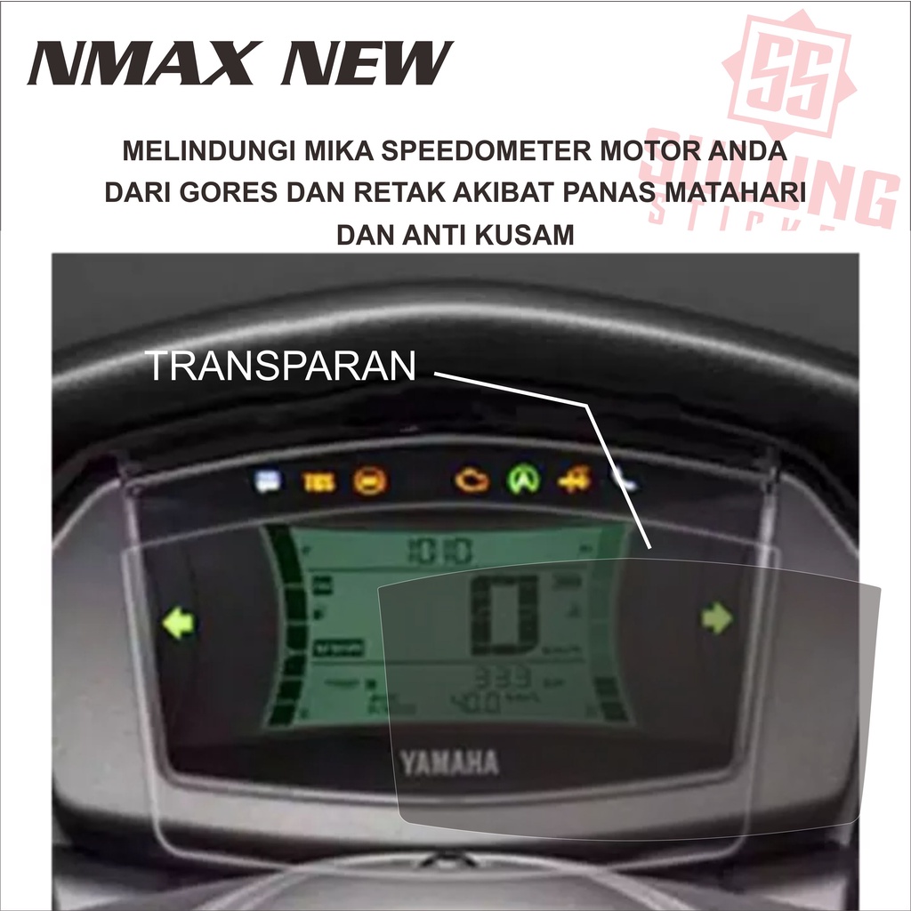 Stiker Anti Gores Pelindung Spidometer Seepedometer Motor Yamaha NMAX New