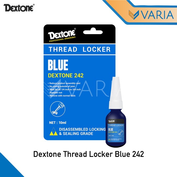 Dextone Thread Locker Blue 242 10 ml Lem Baut Disassembled Locking