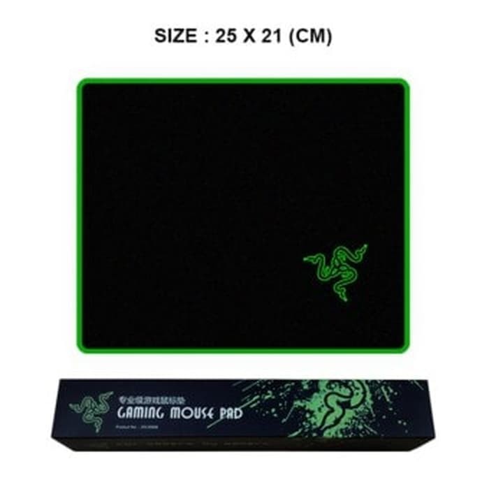 mouse pad gamer razer jahit pinggir