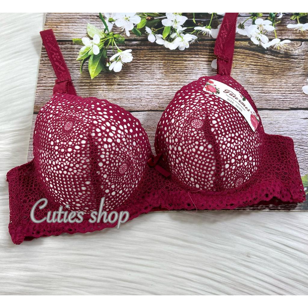 BRA CANTIK FULL BRUKAT - bra kawat- sz 36-44