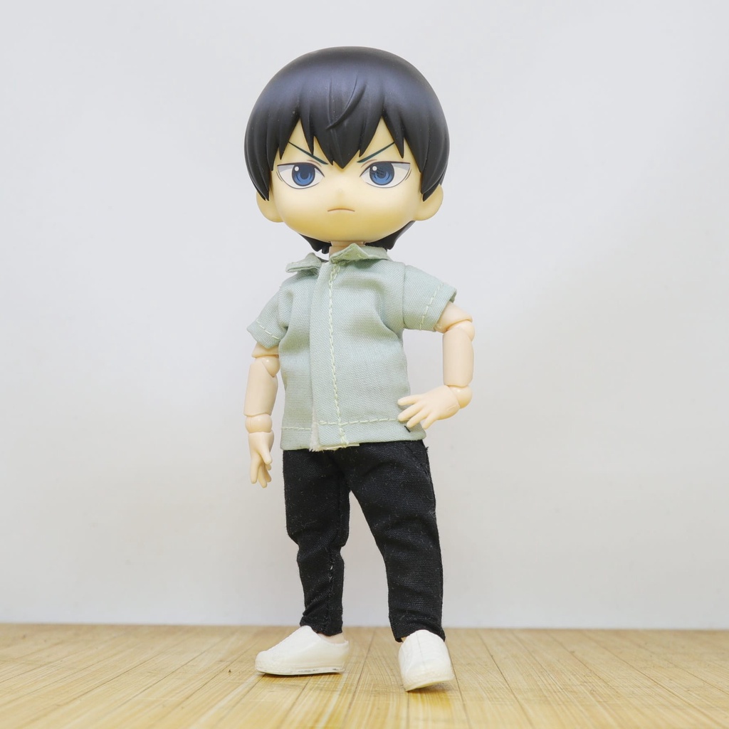 Baju Nendoroid / YMY / Obitsu11 (Kageyama's Light Green Suit)