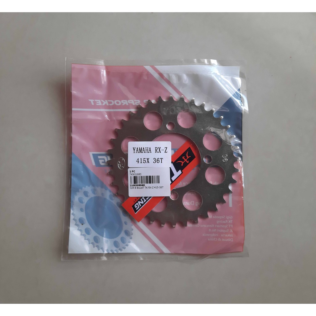 GIR BELAKANG YAMAHA RX KING 415 T36 MERK TK RACING