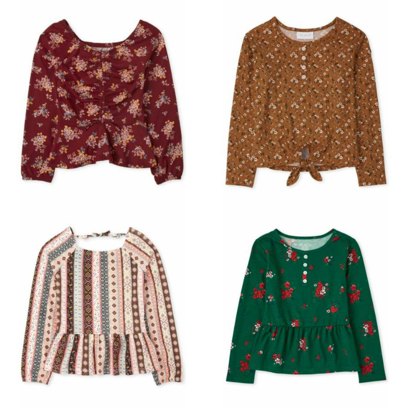 Atasan kaos anak perempuan TCP