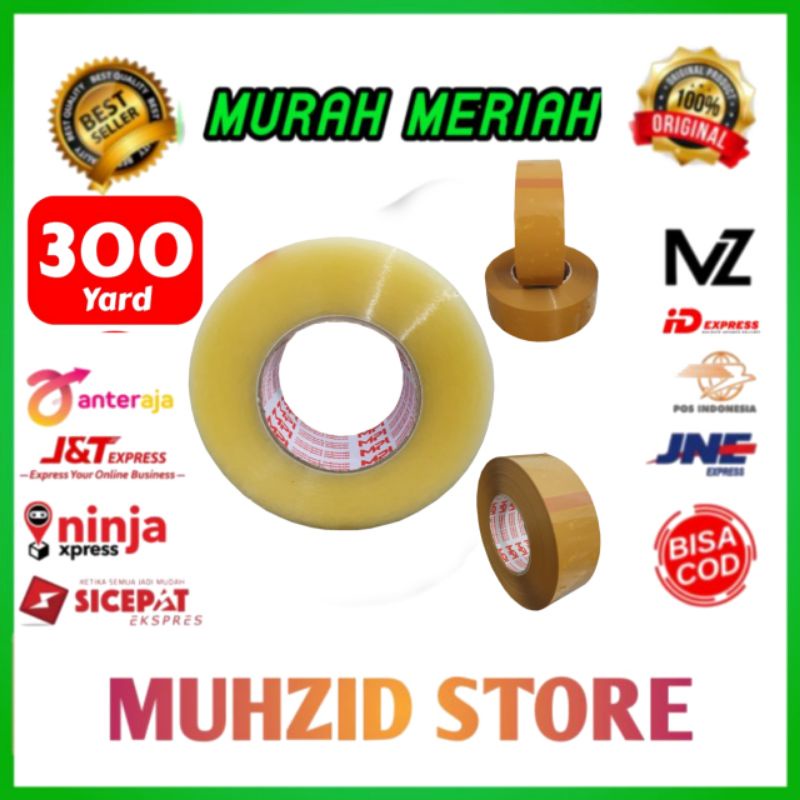

PROMO..!! 300YARD!! LAKBAN BENING /COKLAT 300YARD ISTIMEWA PASTI SUKA