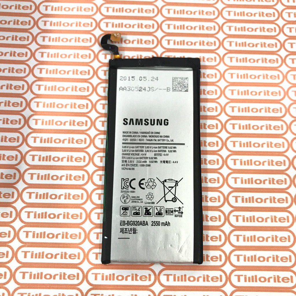 BATTERY BATERAI  BATRE SAMSUNG S6 / G920 ORI