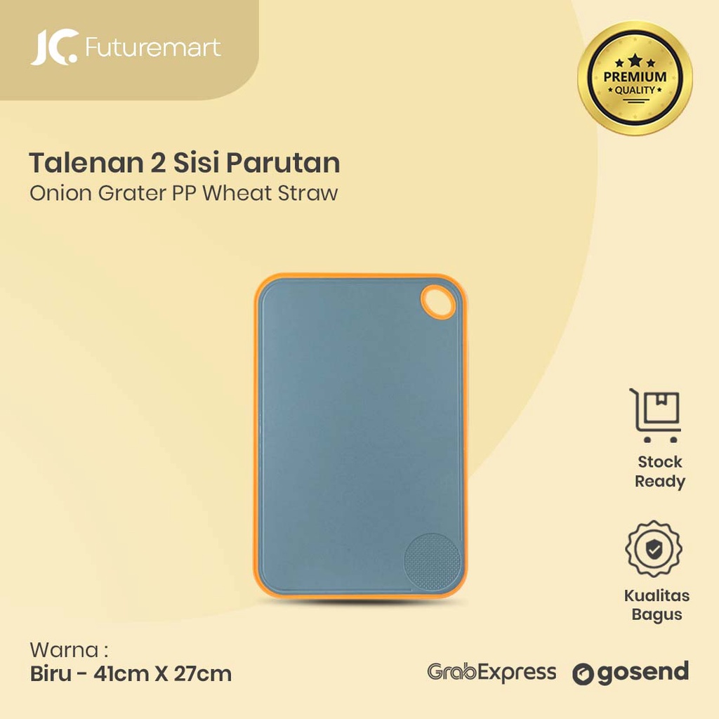 TALENAN 2 SISI dan PARUTAN ANTI JAMUR JERAMI GANDUM CUTTING BOARD