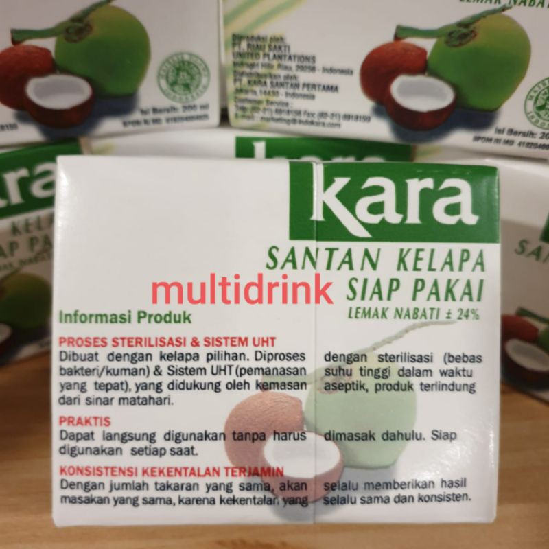 

Sun kara santan 200 ml / santen sun kara 200 ml