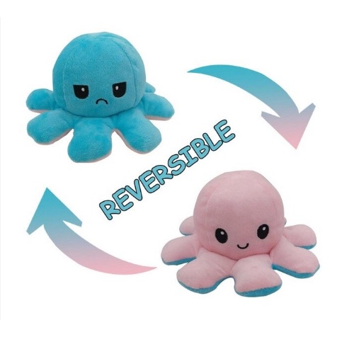 Mainan Penghilang stress anak/Fidget Spinner Gyro 3D/PopIt Fidget Toy/Boneka Gurita bisa bolak-balik-7