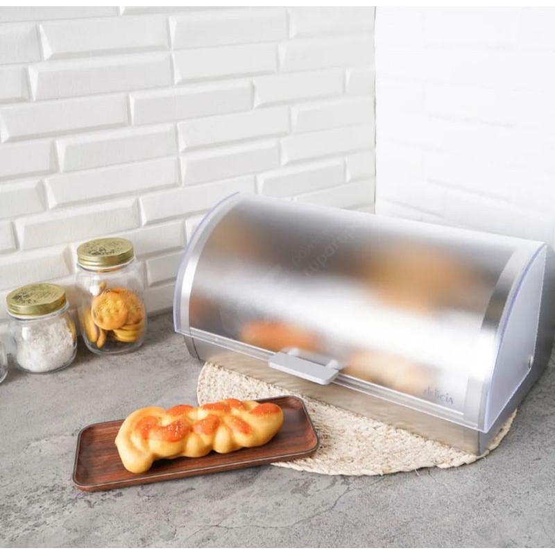 Delicia Tempat Roti Stainless Steel
