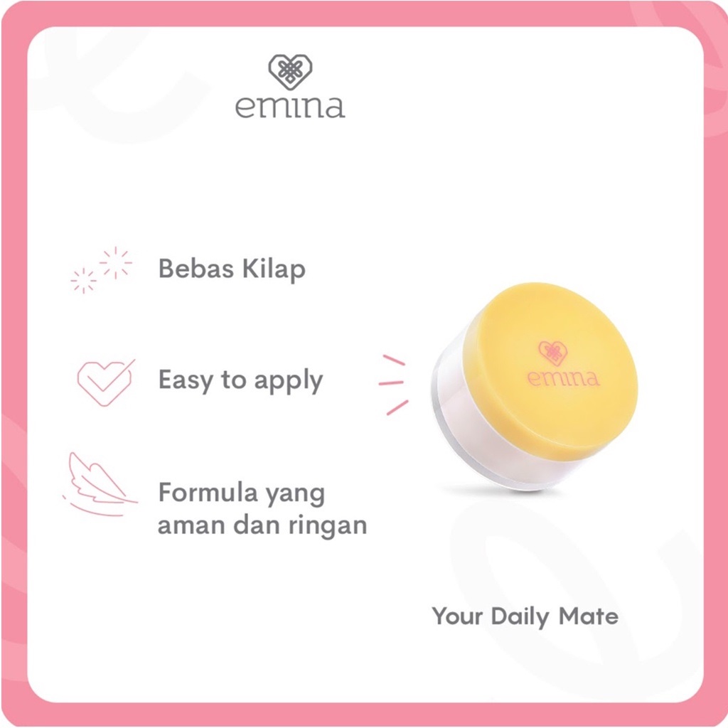 EMINA Daily Matte Loose Powder 20g | Compact Powder | BB Cream | Bedak Tabur | Bedak Padat (KIM)