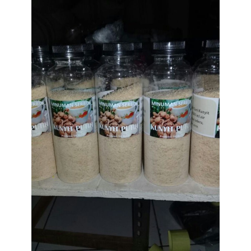 

Minuman serbuk KUNYIT PUTIH/JAHE MERAH/TEMULAWAK/WEDHANG BANDREK/BUNGA TELANG