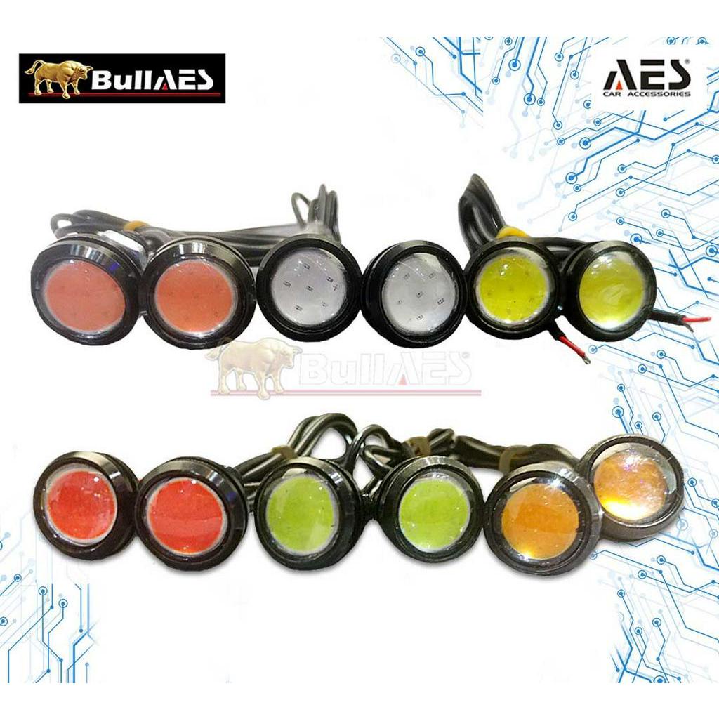 Mata Elang Cob 23 Mm HURA SuperBright Waterproof BULLAES HARGA PER 1 PCS AES-2763-AK