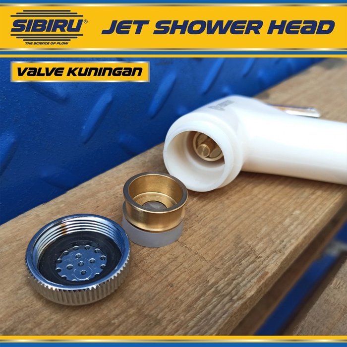 Kepala Jet Shower Kloset Toilet Kamar Mandi / Bidet Head Cebok Semprotan Toilet Closet WC - Ivory