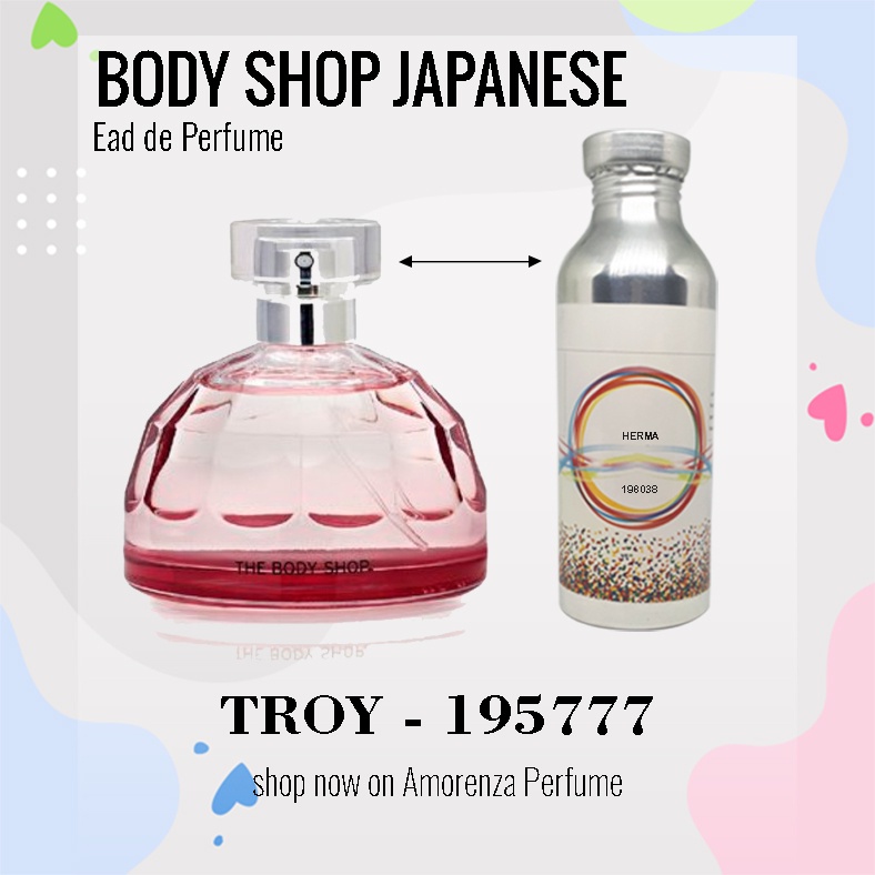 Bibit Parfum Murni BODY SH0P J4PANESE - TROY Nica Fragrance 100ml