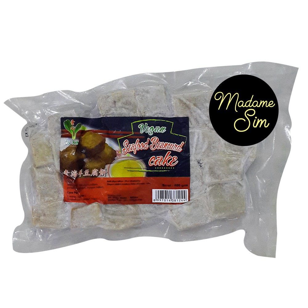 

VEGAN SEAFOOD BEANCURD CAKE - TAHU SEAFOOD VEGETARIAN (400 GR)