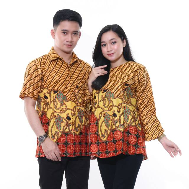 Artodomoro Batik Maura Couple Motif Moreena Kuning