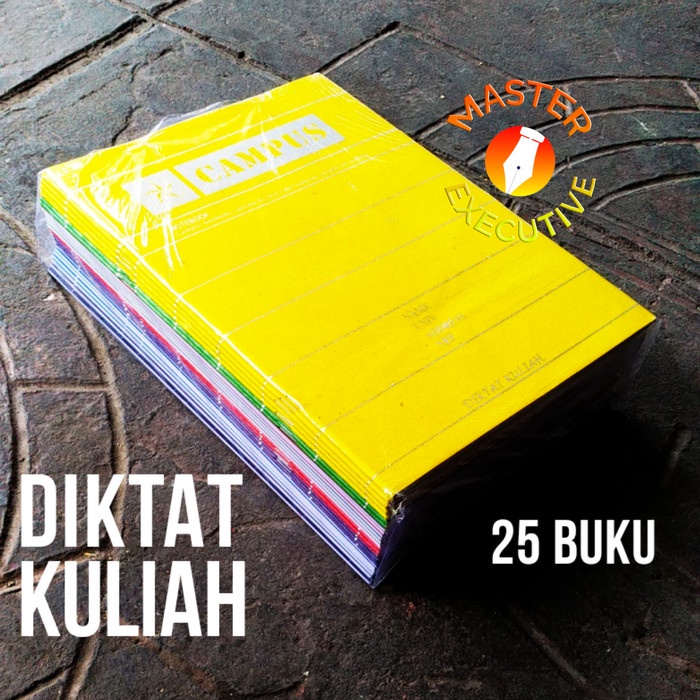 

Campus Buku Tulis Sekolah Diktat Kuliah 24 Lbr / Kampus [1Pak 25 Buku] 005